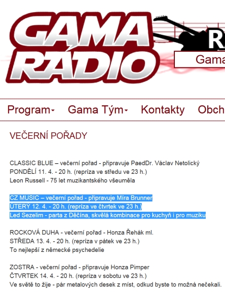 Gama_Rádio_LSZ_vecerni_porad_ CZ_MUSIC_zkomp