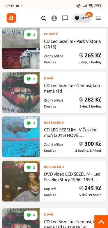 Prodej alb LSZ na AUKRO_zkomp